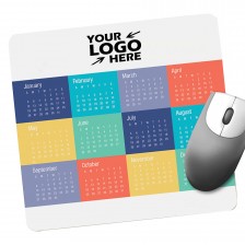 Hard Surface Calendar Mouse Pad